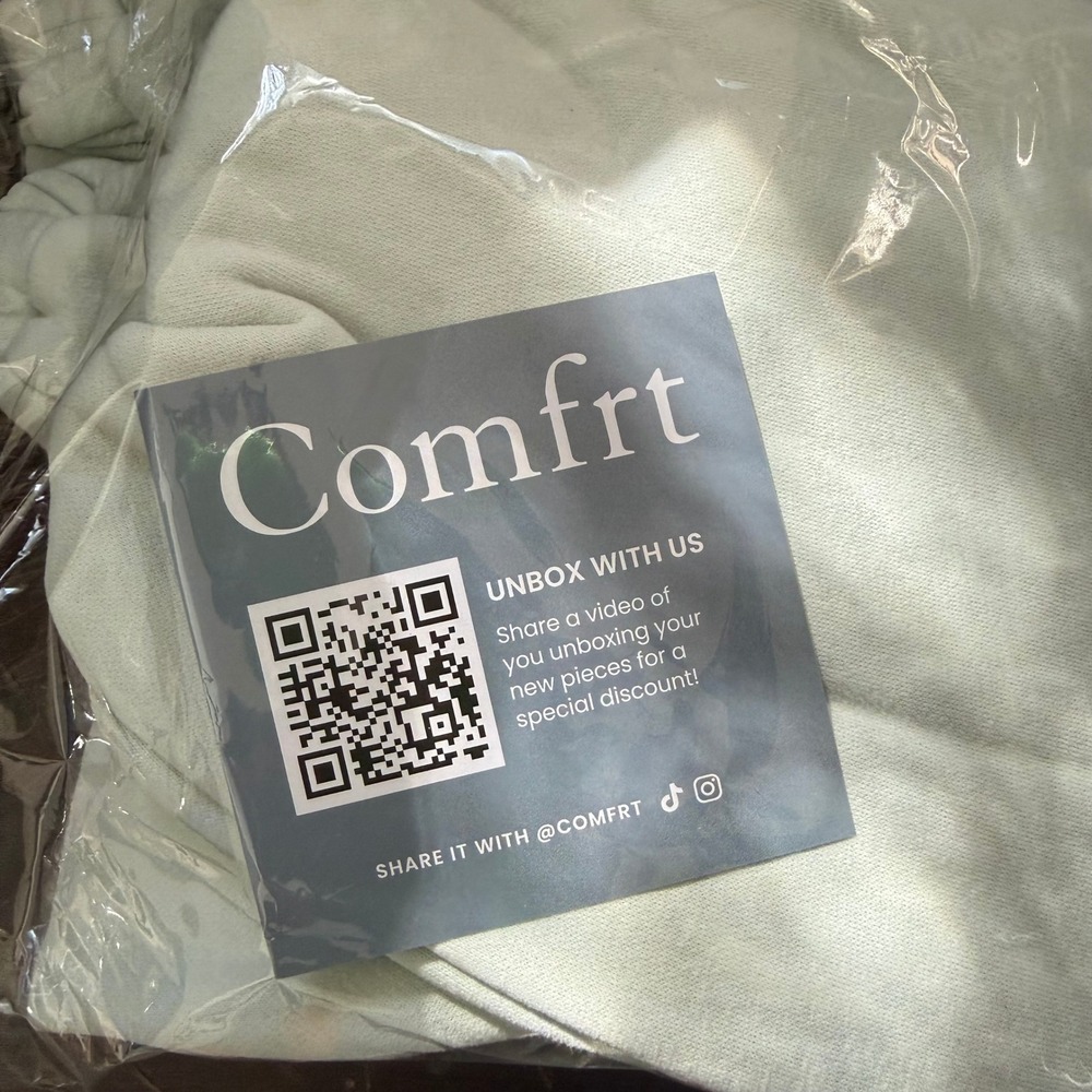 Comfrt‎ Sweatpants Unisex Small Sage Green Oversized Fleece Joggers Lounge NEW - Picture 11 of 11